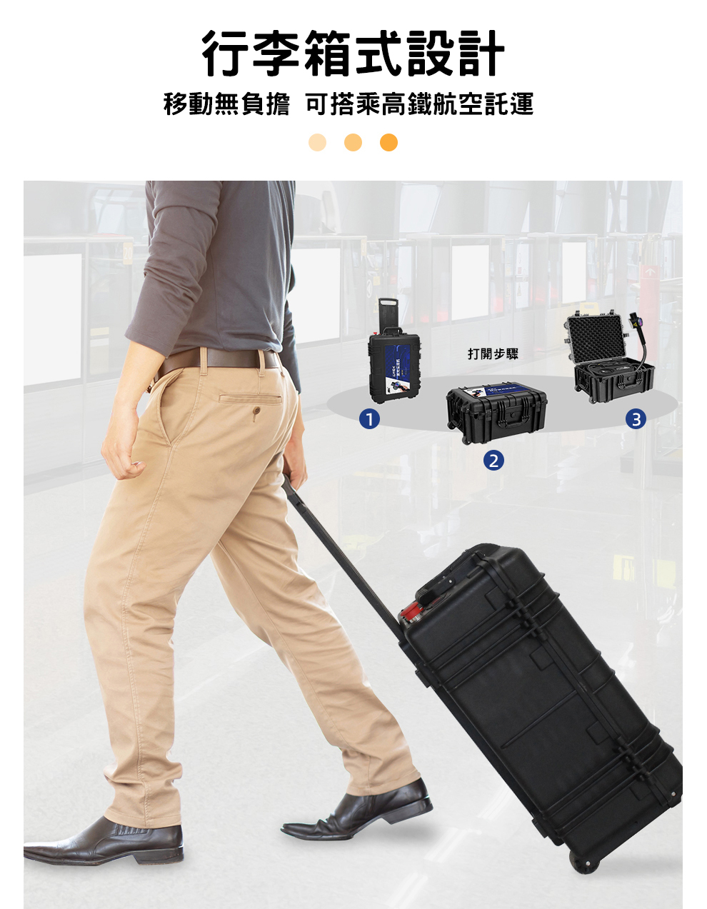 行李箱式雷射清洗機